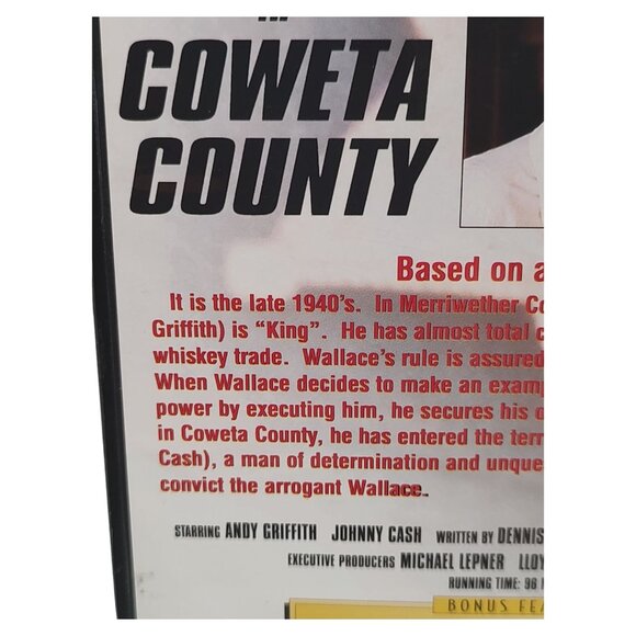 Vntg 2001 Murder In Coweta County DVD Andy Griffith Johnny C. True Life Stories - Picture 7 of 8